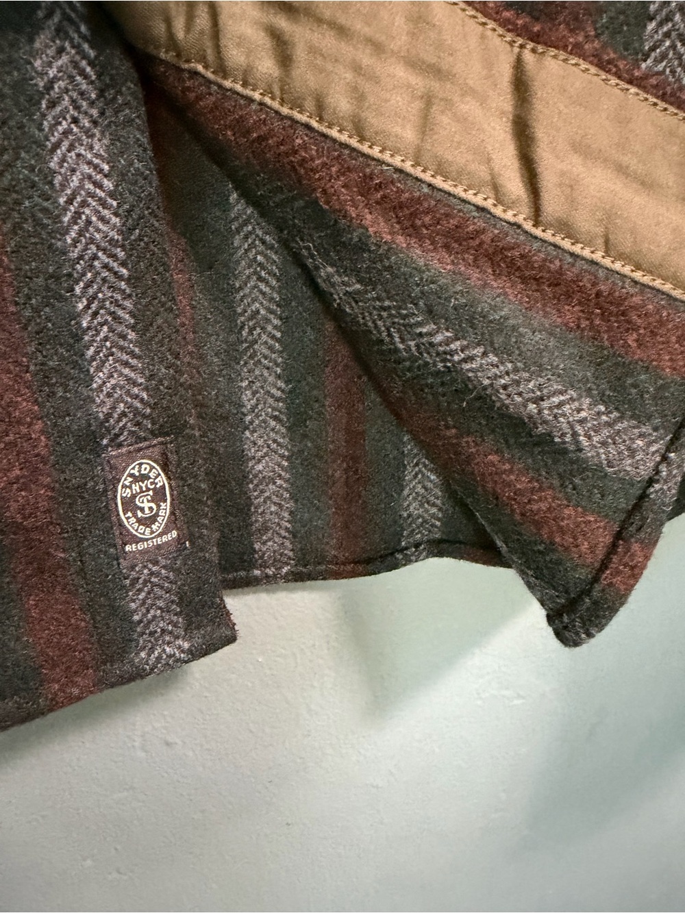 Todd Snyder Wool Plaid Striped Utility Shirt Jacket Men’s Medium $298 NEW - Picture 12 of 16